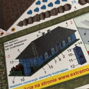 Chata Łowicka - model dla dzieci 1:120 (TT)