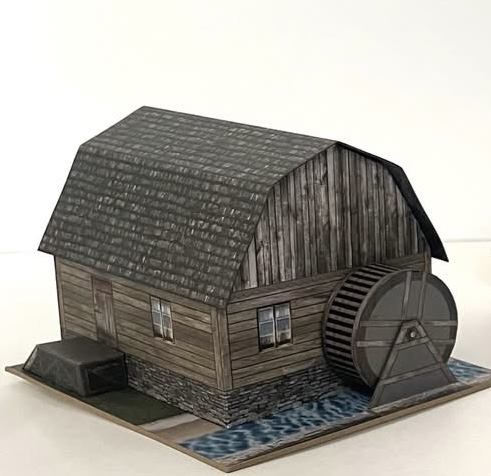 Młyn Wodny - model dla dzieci 1:87 (HO)